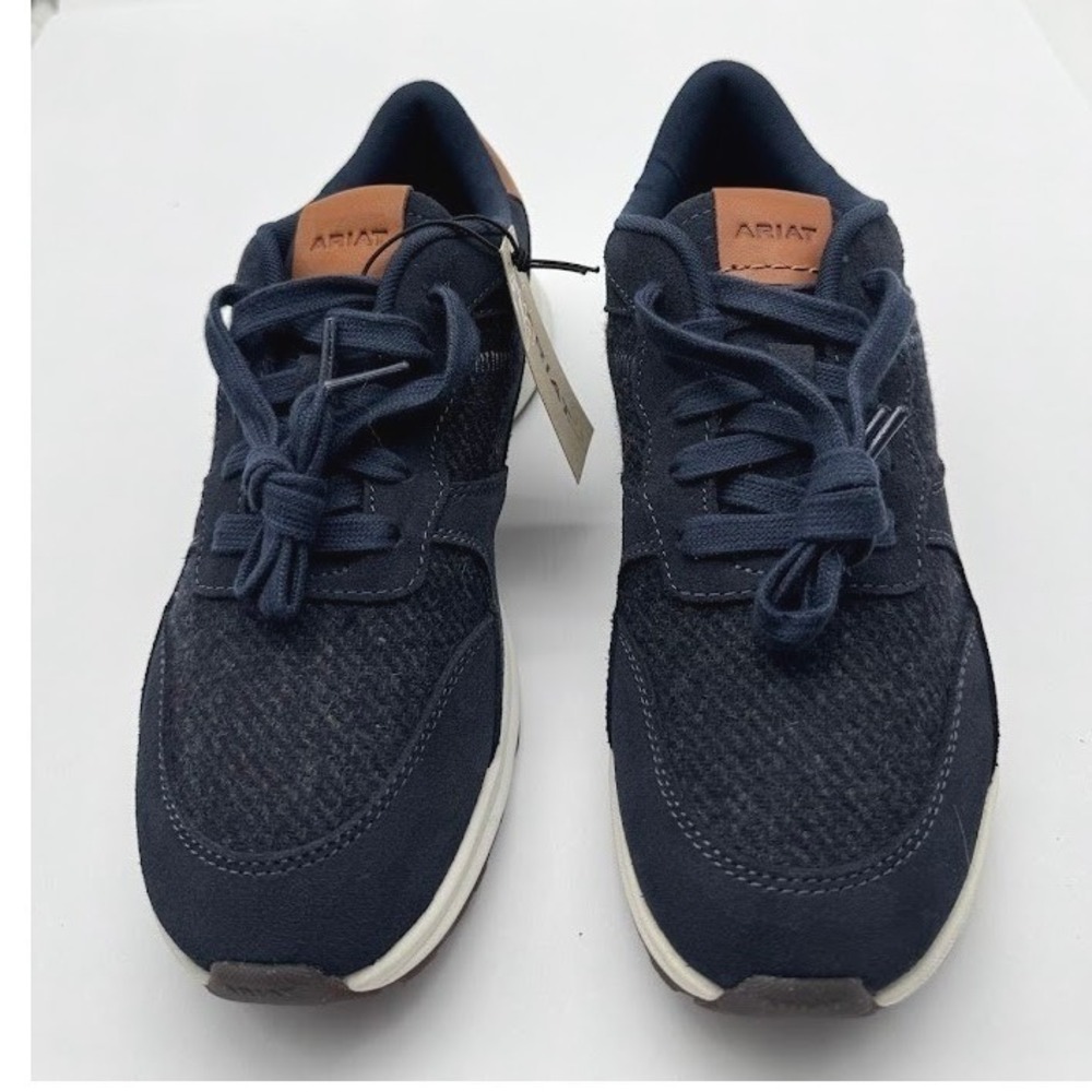 Ariat Womens Sneakers Navy Blue Leather Textile 10029544 US 6.5B EU 37 NEW
